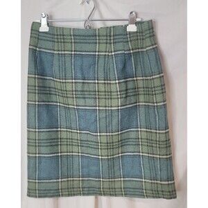 VTG JG Hook Plaid Wool Blend Mini Skirt Size 12 Preppy Dark Academia Fall Tartan